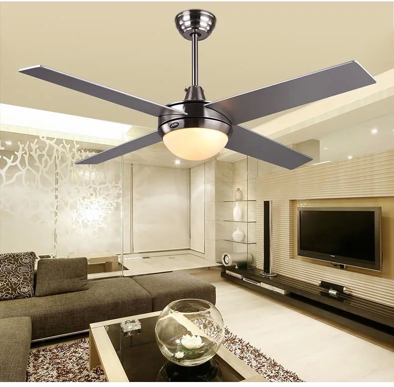 2019 52inch Ceiling Fan Lights Light Simple Led Modern 2019 52inch Ceiling Fan Lights Light Simple Led Modern Minimalist Living Room Bedroom Fans Remote Control From Luohuisi
