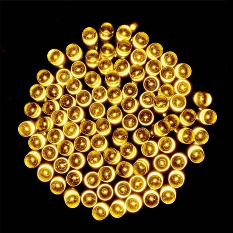 22m 200 Led Solar Powered Fairy String Lights Waterproof For Outdoor 22m 200 Led Solar Powered Fairy String Lights Waterproof For Outdoor Gardens Homes Wedding Party Light Patio Strings Commercial