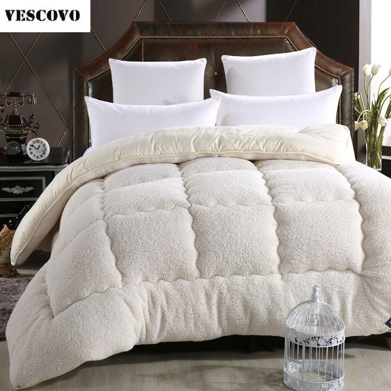 Wholesale Camelhair Super Warm Winter Wool Quilt Comforter Duvet