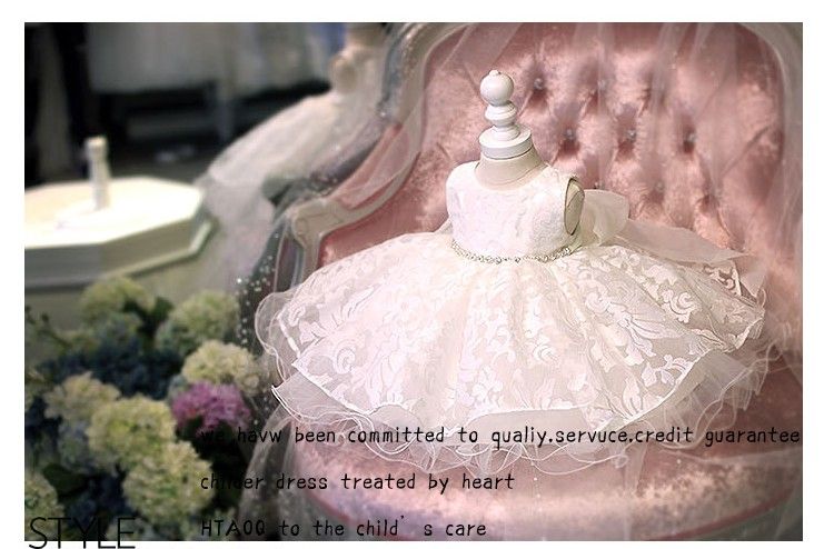 Acheter Glitz New Sweet Diamant Fleur Robe De Fille Blanc Tutu