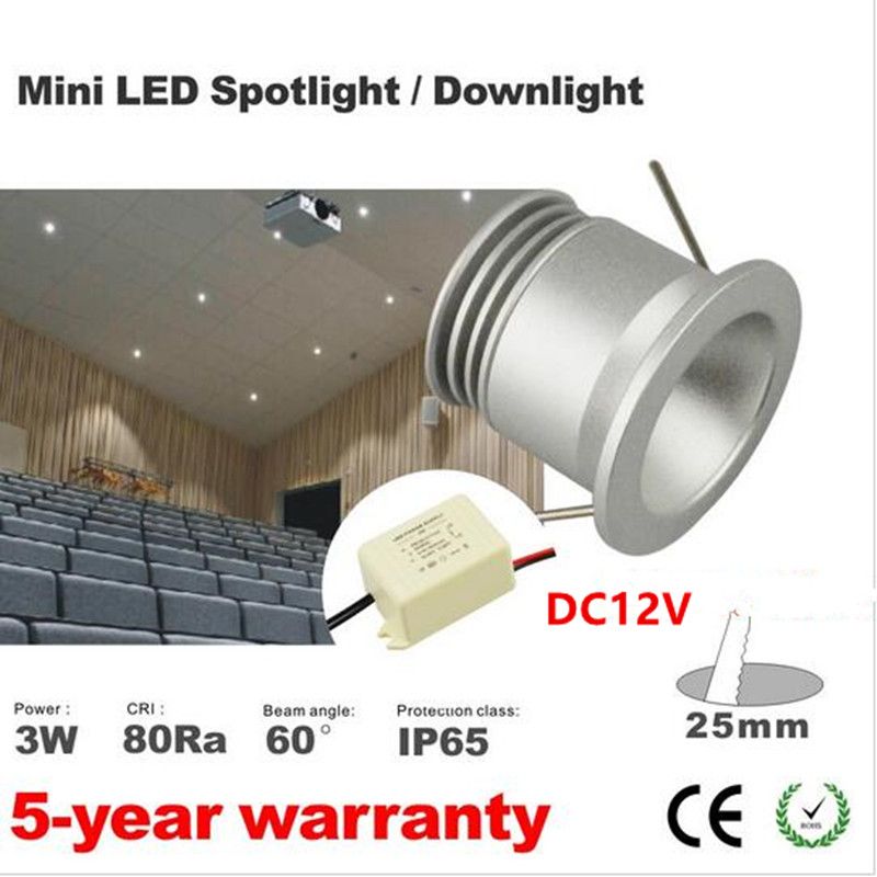 Hot 3w Led Light Mini Spot Lamp 12v Indoor Outdoor Hot 3w Led Light Mini Spot Lamp 12v Indoor Outdoor Lighting 60 Degree 25mm Cut Out With 12vdc Ac Down