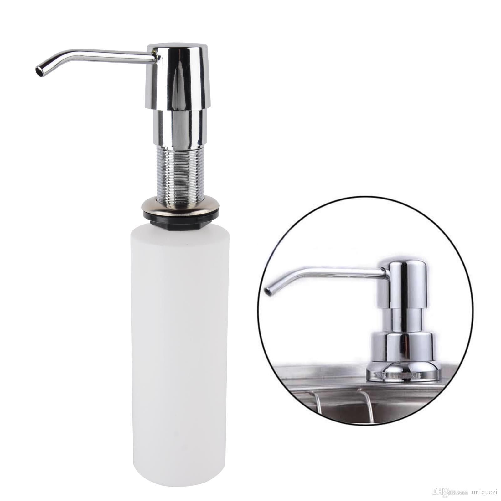 250ml Plastic Stainless Steel 300ml Bathroom Kitchen Sink Liquid 250ml Plastic Stainless Steel 300ml Bathroom Kitchen Sink Liquid Soap Dispenser With 4 67 Piece On Pig S