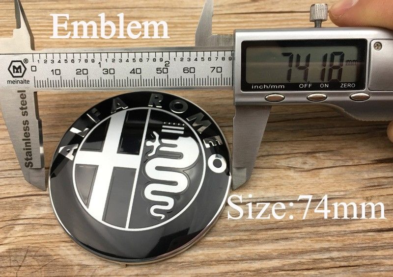 satin al 7 adet ucretsiz kargo 74mm yeni alfa romeo mito 147 156 159 166 giulietta orumcek gt araba logo amblem rozeti sticker tl86 55 dhgate comda