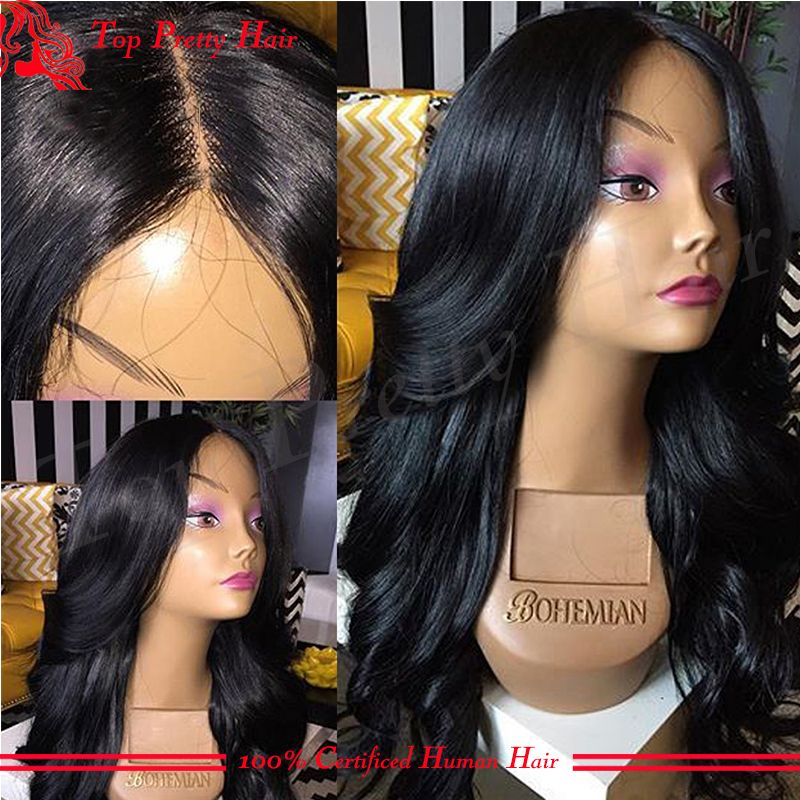Cheap Full Lace Human Hair Wigs Glueless Unprocessed Full Lace Wig Wavy