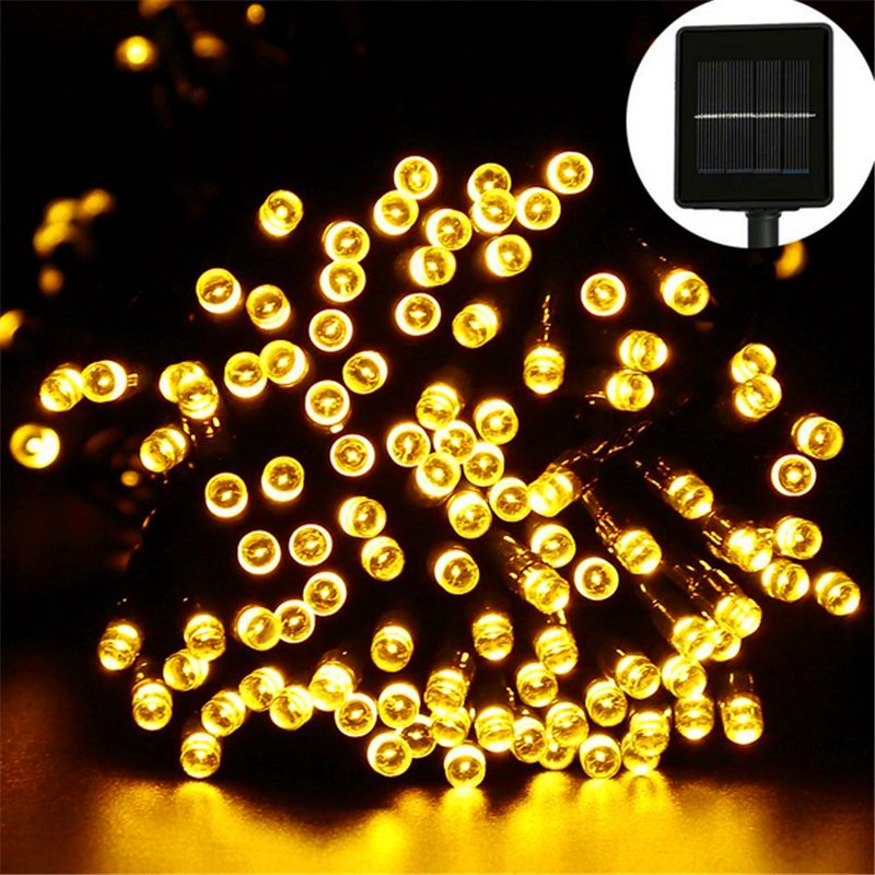 100 200 Led 12 22m Outdoor Colorful Solar Lamps String Lights 100 200 Led 12 22m Outdoor Colorful Solar Lamps String Lights Fairy Holiday Party Garlands Garden Waterproof Battery