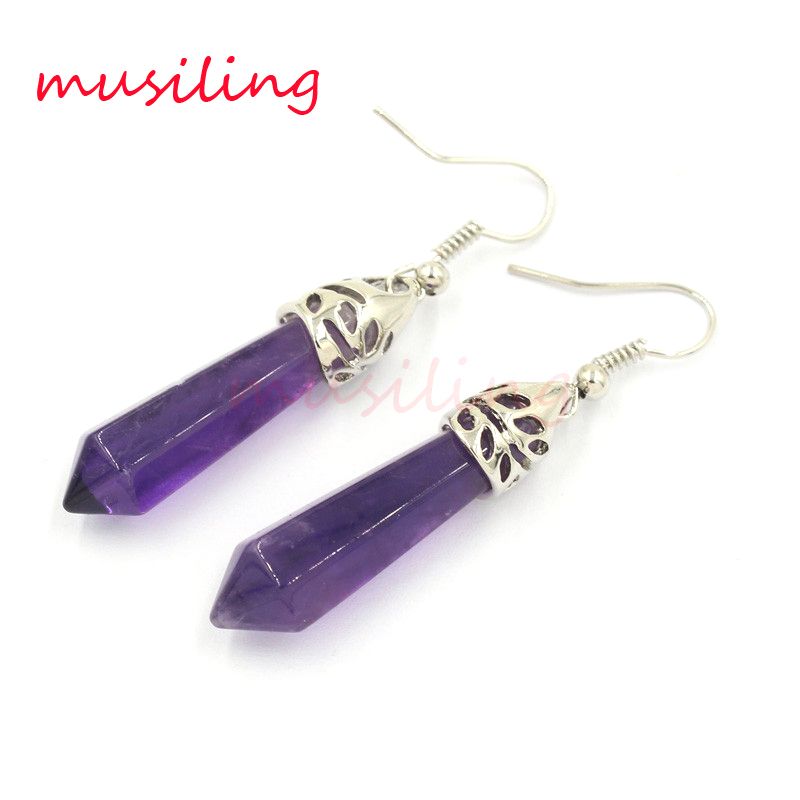 Raisins Fruits Violet Lavande Cristal post Dangle Charm Boucles D/'oreilles Femmes Bijoux