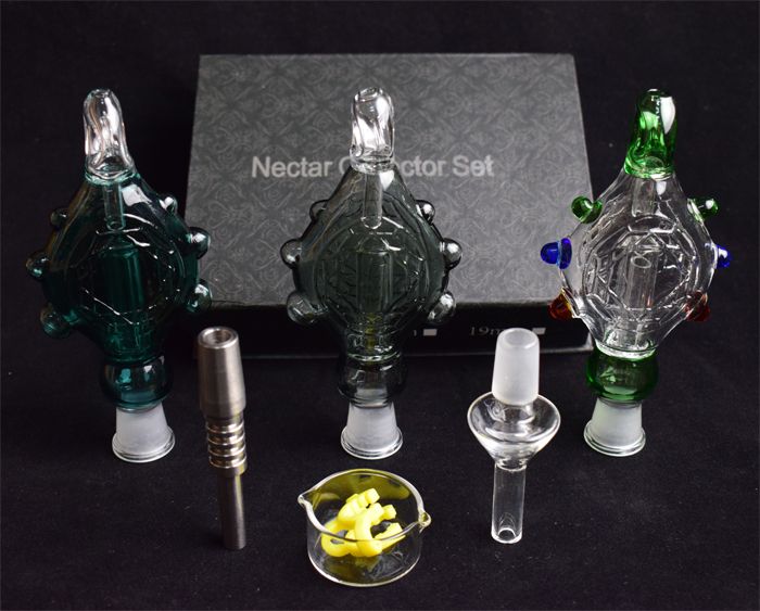 Vendita calda Micro NC Pendenti Completato Kit Pendenti Base Base Domeray Unghie Titanium Nail 14mm Rigatura dell'olio Riciclatore di vetro Bong