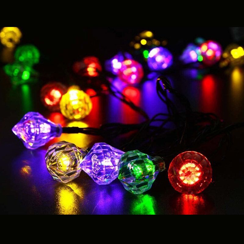20leds led solar light outdoor christmas decorations for home waterproof string lights diamond fairy lights garden decoration string fairy lights large bulb - Led Outdoor Christmas Decorations 20leds led solar light outdoor christmas decorations for home waterproof string lights diamond fairy lights garden decoration string fairy lights large bulb - Led Outdoor Christmas Decorations