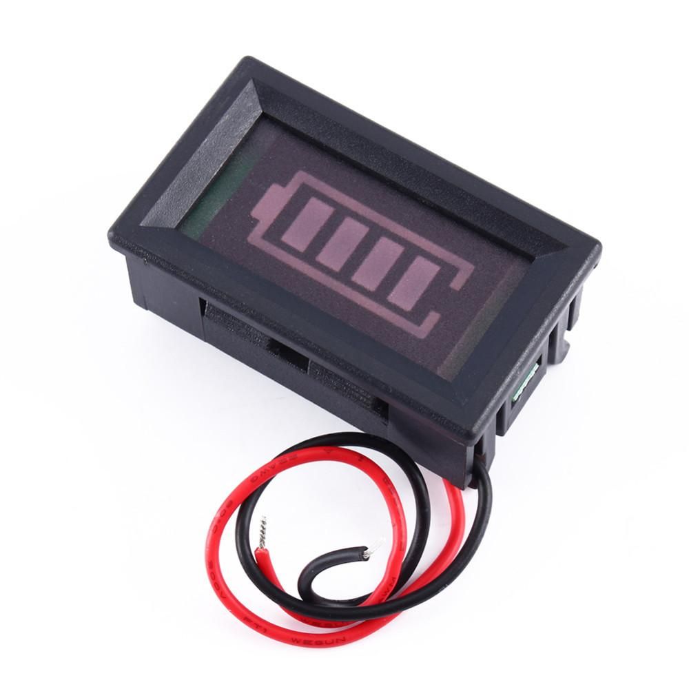 12v Acid Lead Batteries Indicator Battery Capacity Digital LED Tester Voltmeter Merry Christmas Hot Sale Free Ship High Quality Tester Paint China Tester