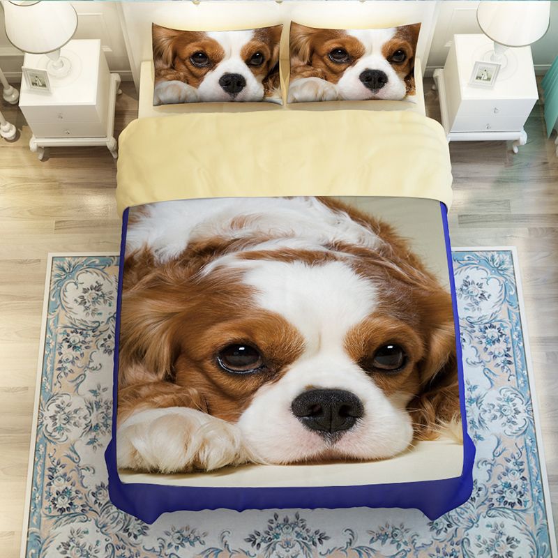 3d Bedding Set Bedsheet Pet Dog Pattern Home Textiles Duvet Covers 3d Bedding Set Bedsheet Pet Dog Pattern Home Textiles Duvet Covers Bed Linen Pillow Cases Whole Double Cover Leopard From Linmountain