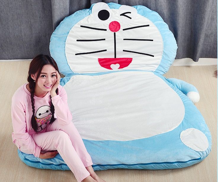 2016 New Fashion Doraemon Giant Sleeping Bag Sofa Bed Twin Cute Cartoon Double Mattress For Kids Tatami Beanbag 2016 New Fashion Doraemon Giant Sleeping Bag Sofa Bed Twin Cute Cartoon Double Mattress For Kids Tatami Beanbag
