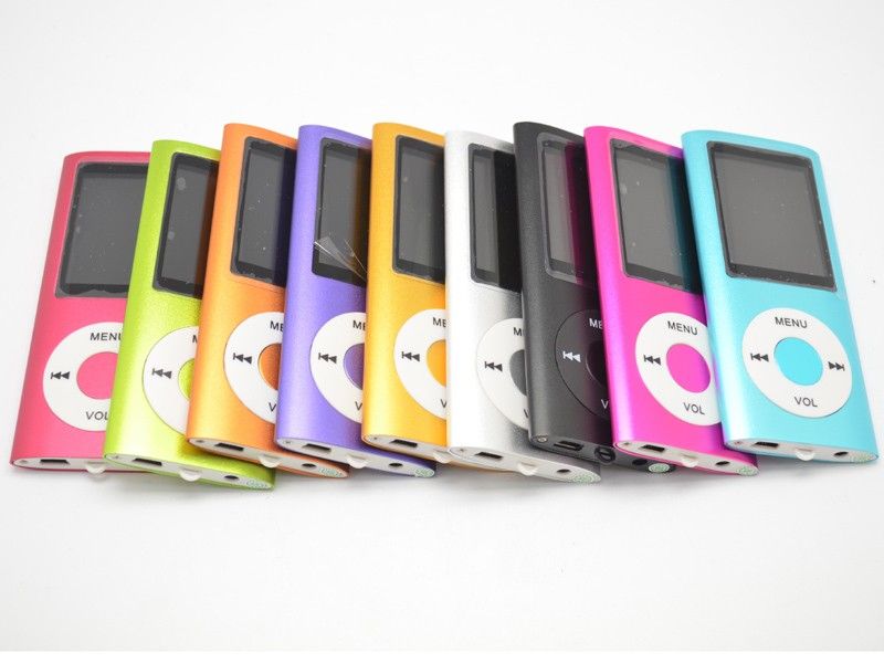 Hot Sale Cheap Real Capacity 16GB Slim 1.8 4th LCD MP3 MP4 Player FM