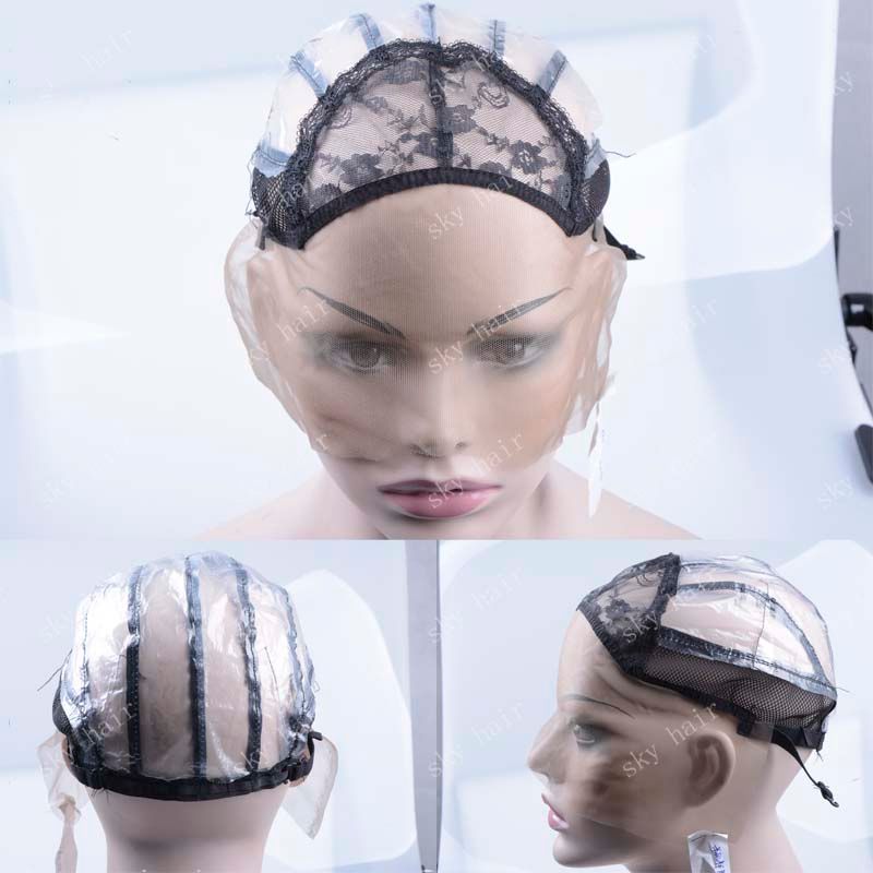 Glueless Wig Caps For Making Wigs Small/Medium/Large Black Color With