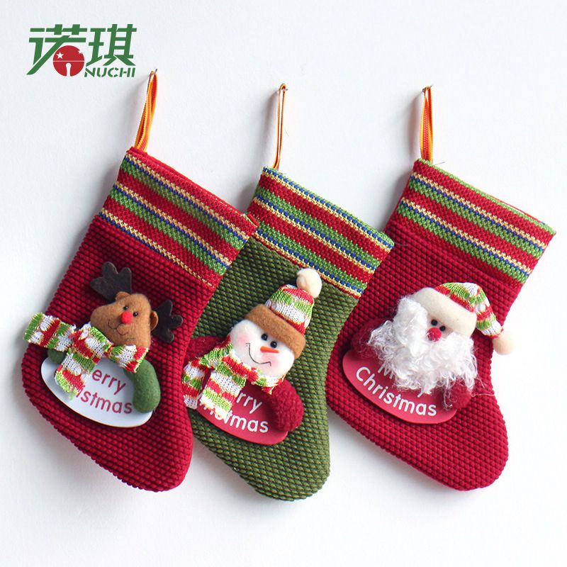 Christmas Gift Socks 3 Styles Christmas Gift Stocking Old Men Snowmen