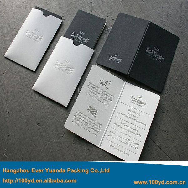 folding name cards