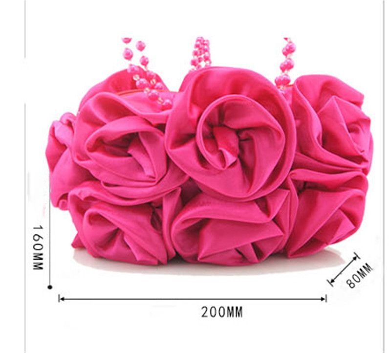 hot pink evening bolsa