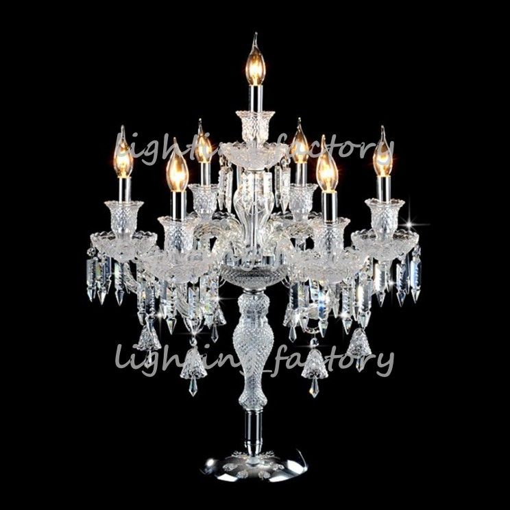 2018 Candelabra Table Lamp Crystal Light 2018 Candelabra Table Lamp Crystal Light Bedside Wedding Led Desk Lamps Can Fabric Cover From Lighting Factory