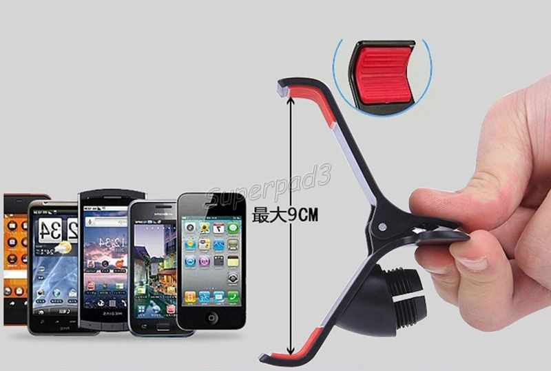 Universal Accessories Cell Phone Holders Auto Mobile Car Phone Holder 360 Degree Rotation Car Windshield Sucker Mount Bracket