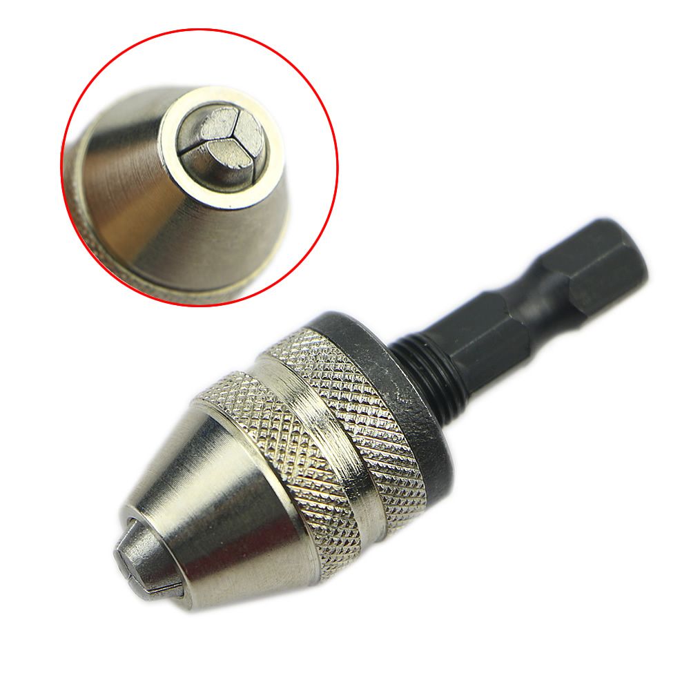 2016 Hot New Easy 1/4 Keyless Drill Bit Tools Chuck Hex Shank Adapter