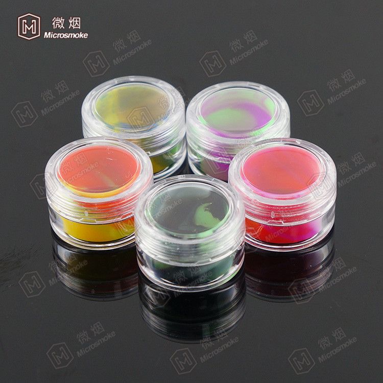 Storage Jars Whole 5ml Clear Acrylic Wax Concentrate Containers Non Stick Dab Bho Oil Dry Herb
