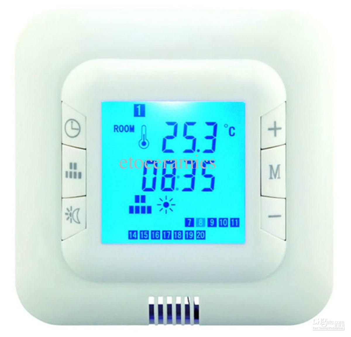 2019 Digital Floor Heating Programmable Thermostat Room Temperature