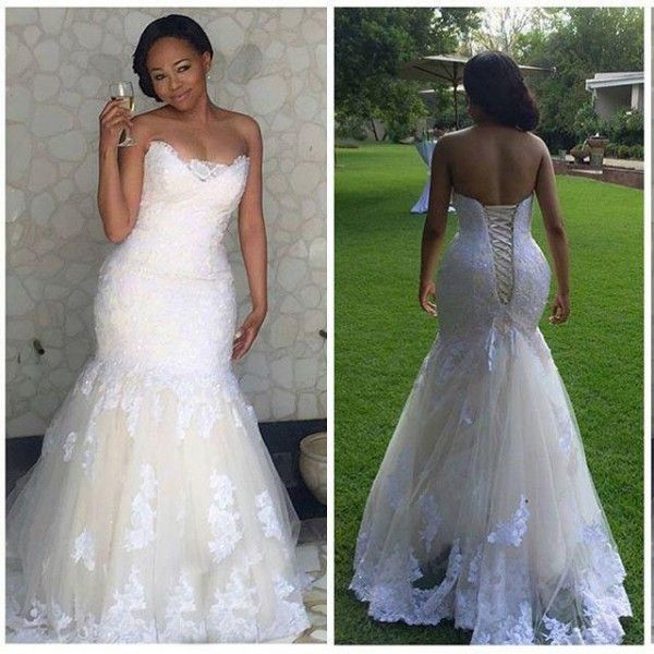 Gorgeous Mermaid Dream Dress Wedding Plus Size Strapless Corset Back ... Gorgeous Mermaid Dream Dress Wedding Plus Size Strapless Corset Back ...