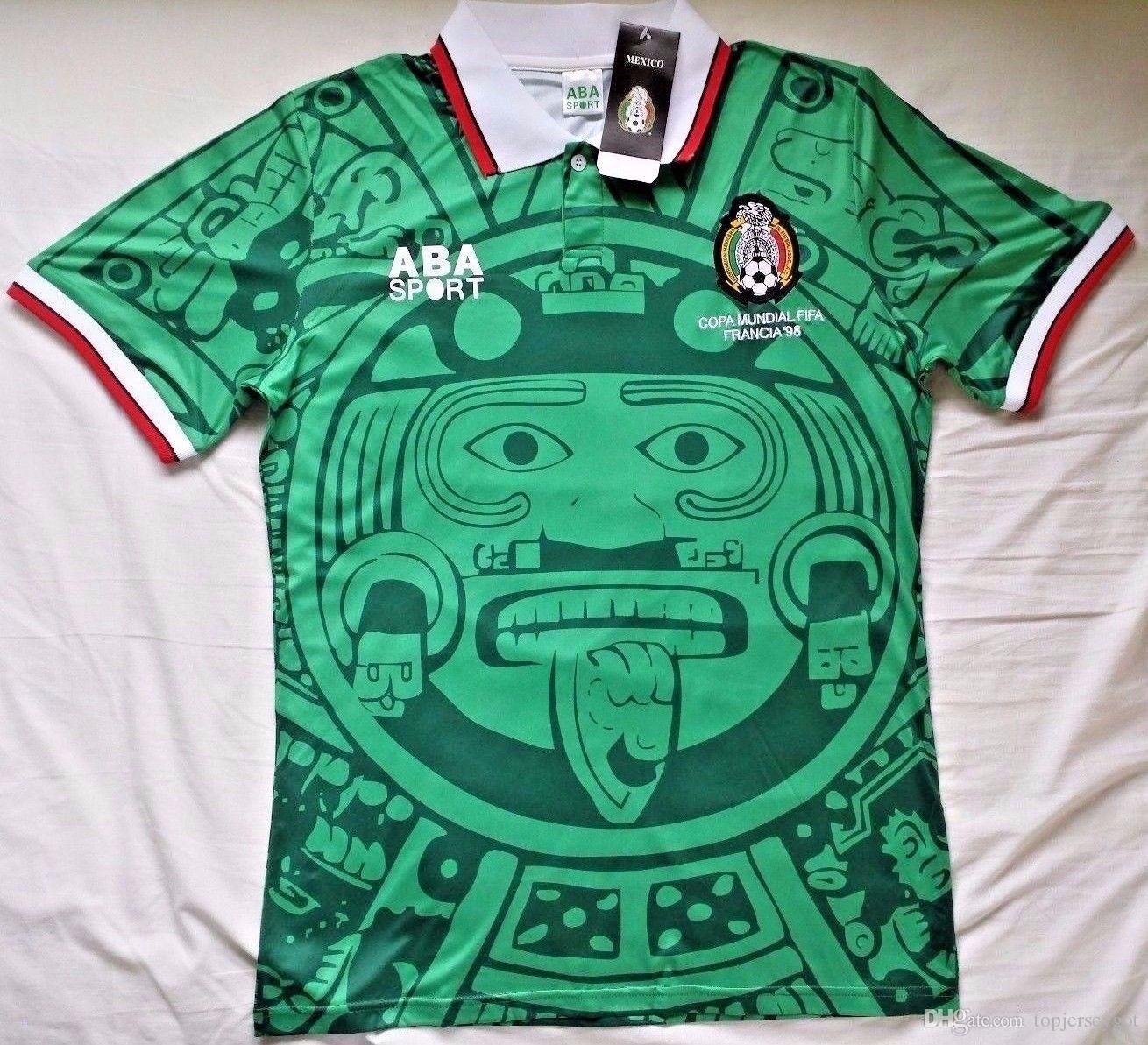 mexico world cup jersey 1998