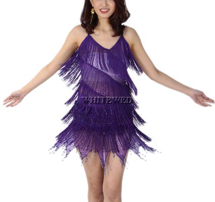 purple flapper costume