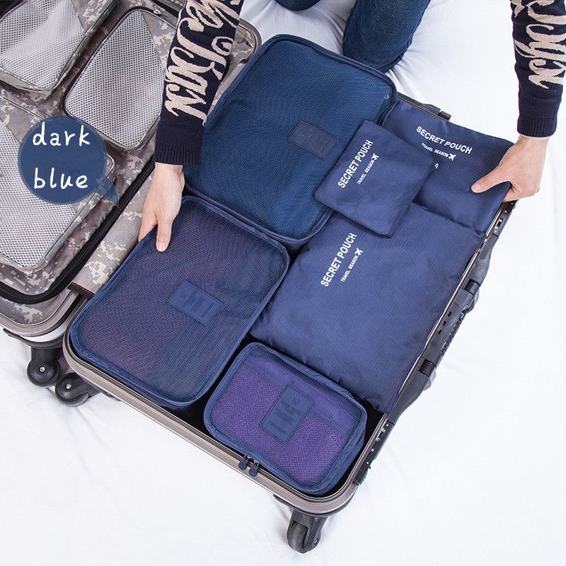 2020 New Korean Travel Bag Waterproof Nylon Clothing Underwear Network Package Storage Bag ...