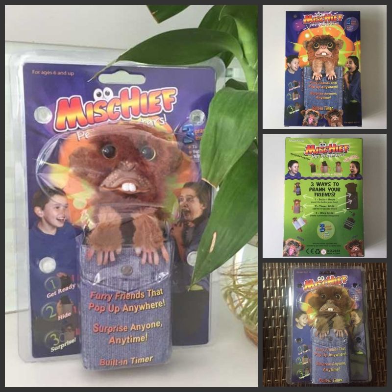 pet monkey prankster toy