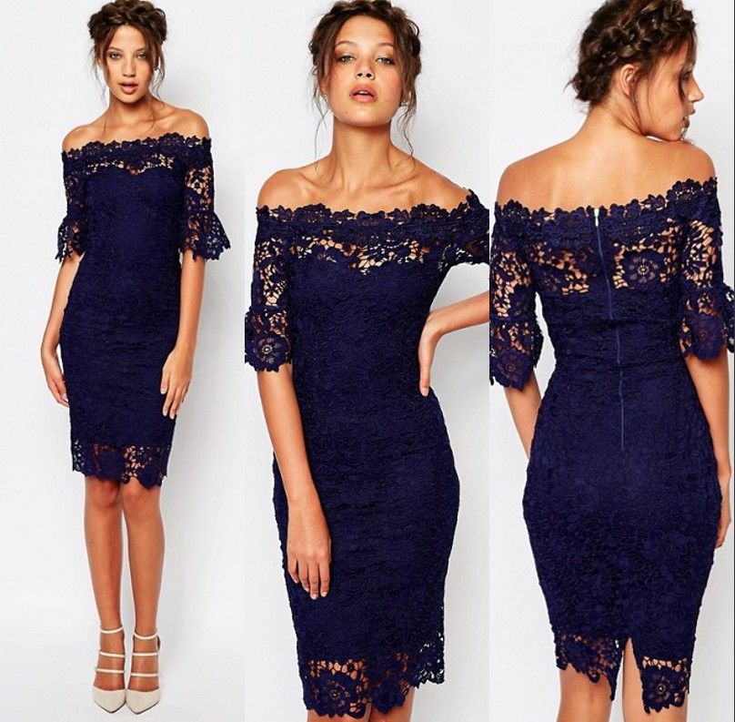 Image for navy short cocktail dresses