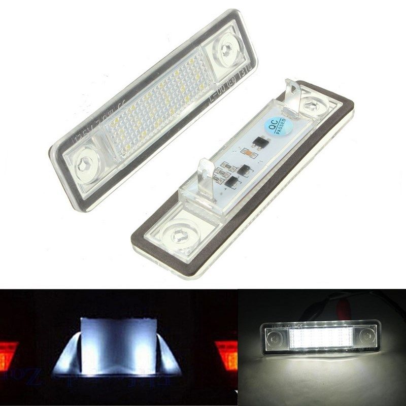 2x Error Free 18 3528 Smd Led License Plate Lamp Car Light Auto Bulb 2x Error Free 18 3528 Smd Led License Plate Lamp Car Light Auto Bulb For Opel Astra F Estate G Saloon Corsa B Omega A Vectra