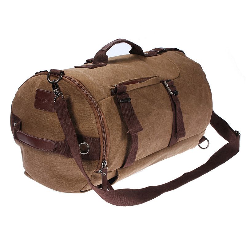 Mochila Liviana De Viaje Con Mochila De Lona Para Hombre -Cafe | Linio  Chile - GE657FA09OYJ4LACL