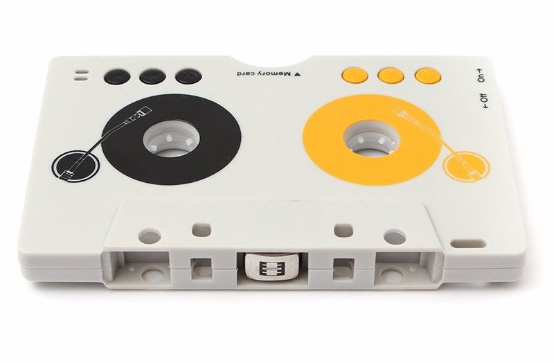 Retro Car Telecontrol Tape Audio Cassette SD MMC Memory Card MP3 Player