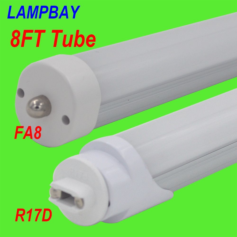 10 Pack Led Tube Bulb 8ft. F96 40w Fa8 Single Pin R17d Ho Replace To