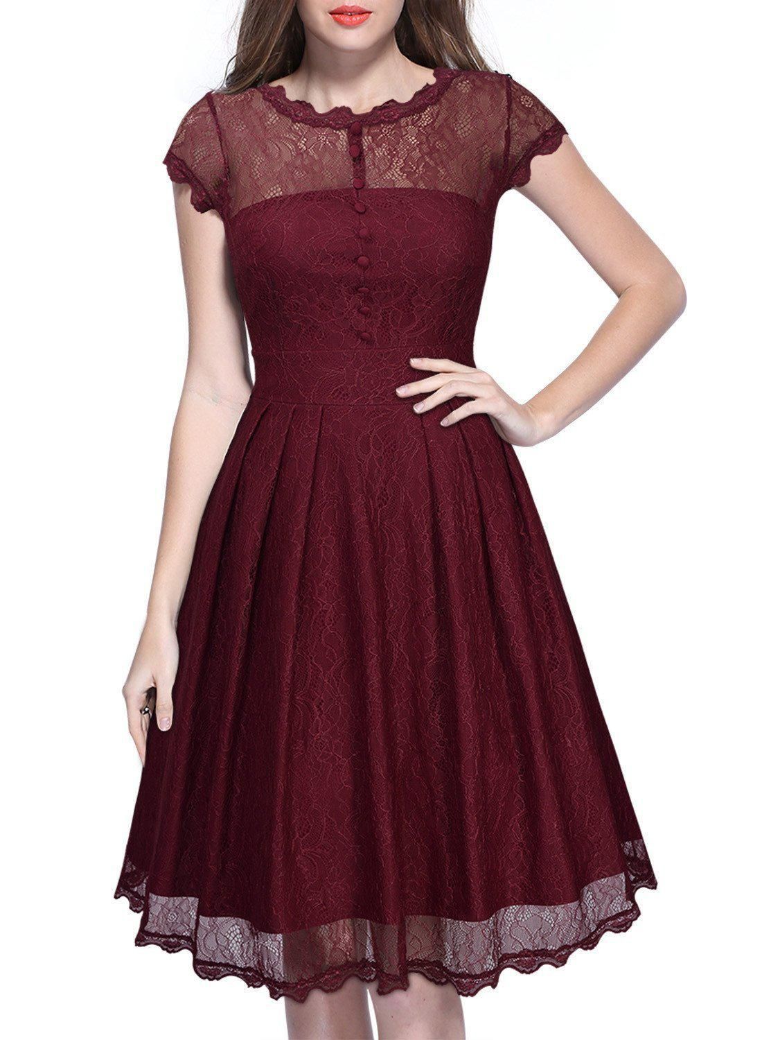 casual lace dress