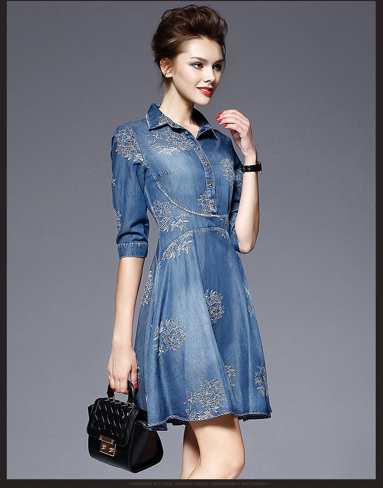 blue jean dresses for juniors