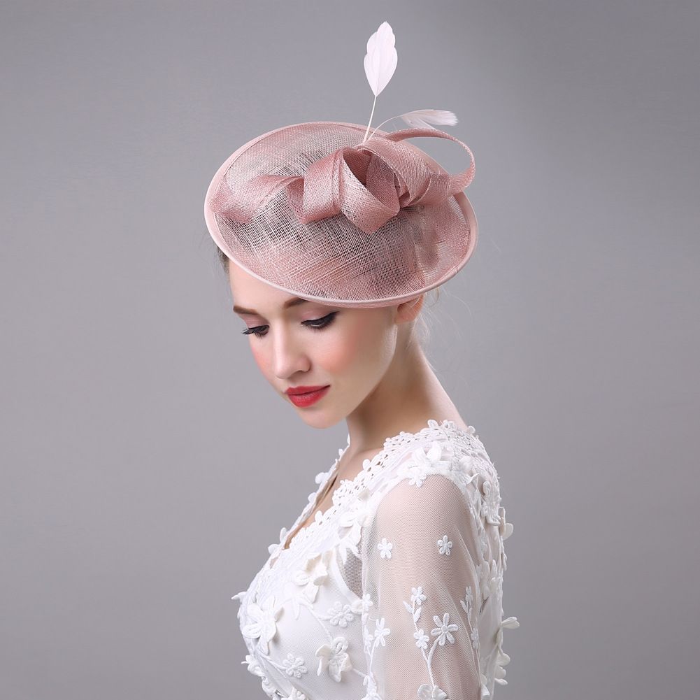 2017-women-bridal-hat-linen-with-feather