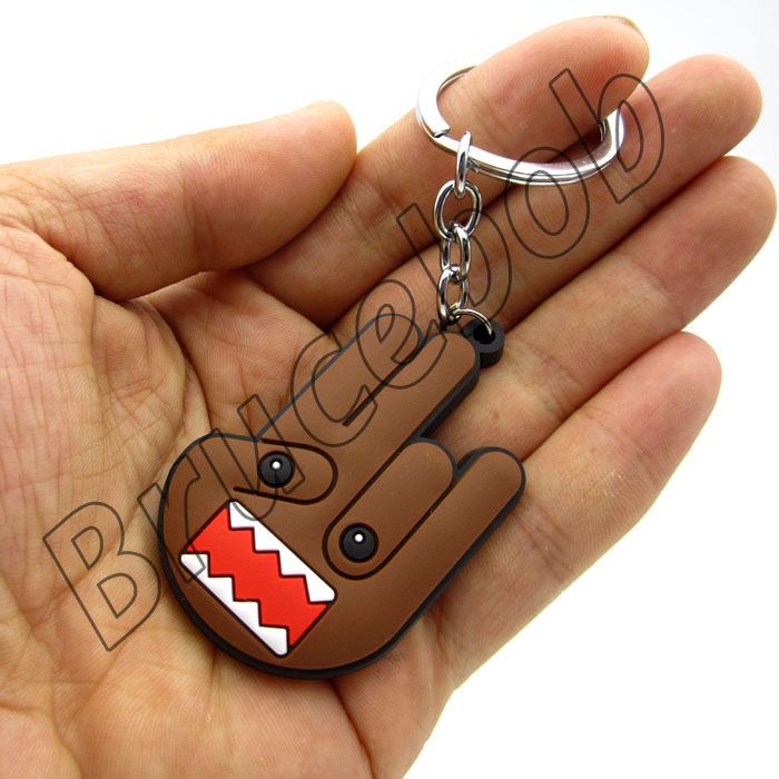 domo kun plush keychain