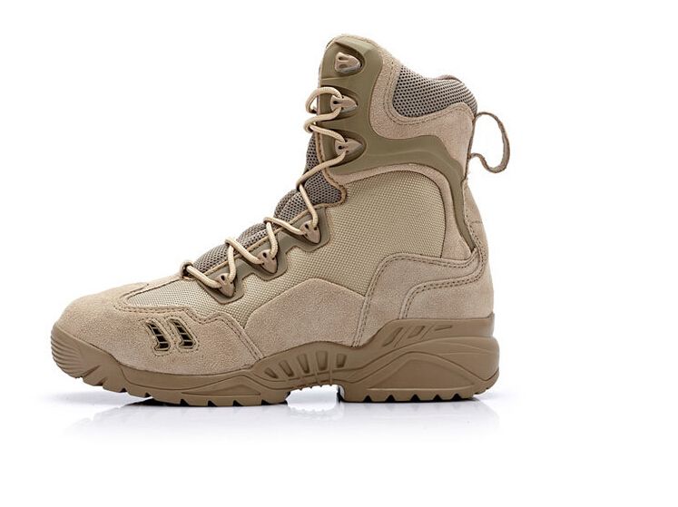 Army Fans Outdoor High Top Hiking Boots Desert Combat Boots Esdy ...