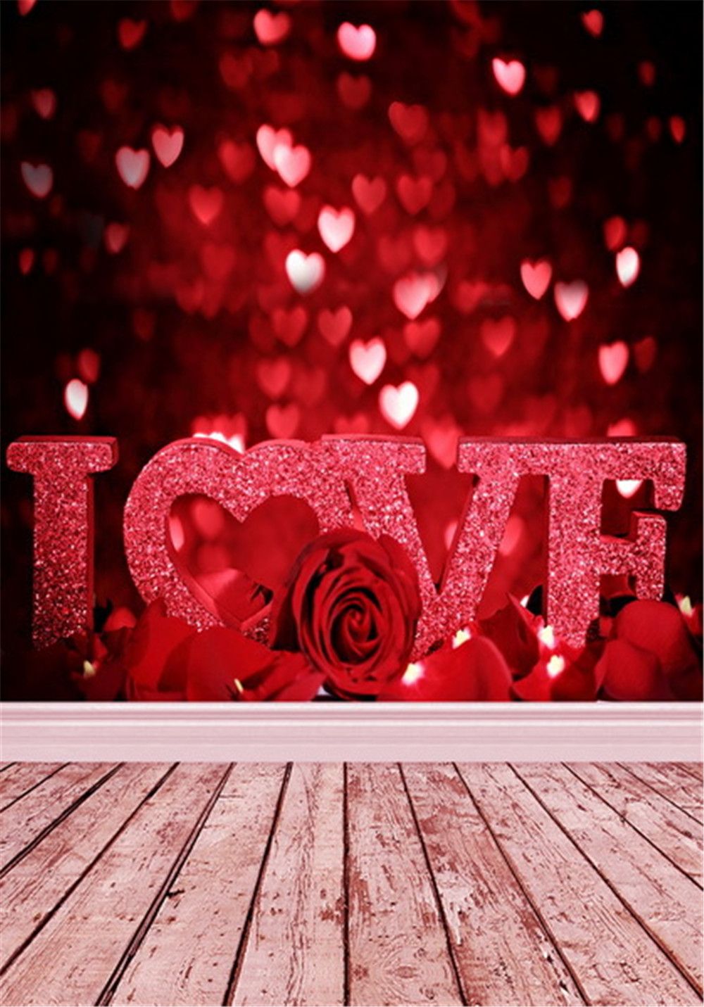 compre corazones de amor de chispa telones de fondo de bokeh rojo rosas corazones y mas