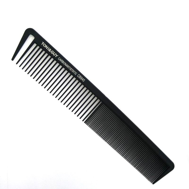Barber Cutting Comb Carbon Black Heat Resistant Hair Combs Plastic Hair