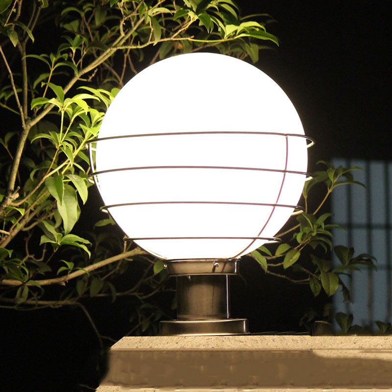 2018 Outdoor Lighting Ball Column Light Pillar 2018 Outdoor Lighting Ball Column Light Pillar Garden Lamp Post White Transpa Acryl E27 Bulb Wcs Ocl0020 From Wecus Technology