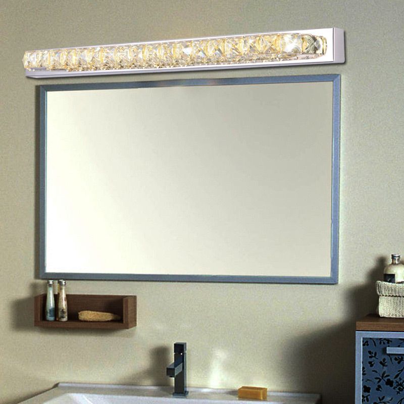 2018 87cm Long Crystal Bathroom Mirror Sconce Light 110v 220v 23w 2018 87cm Long Crystal Bathroom Mirror Sconce Light 110v 220v 23w Led Bedroom Cosmetic Lights Bath Wall Lamp From Cactus Shaw 40 69 Dhgate Com