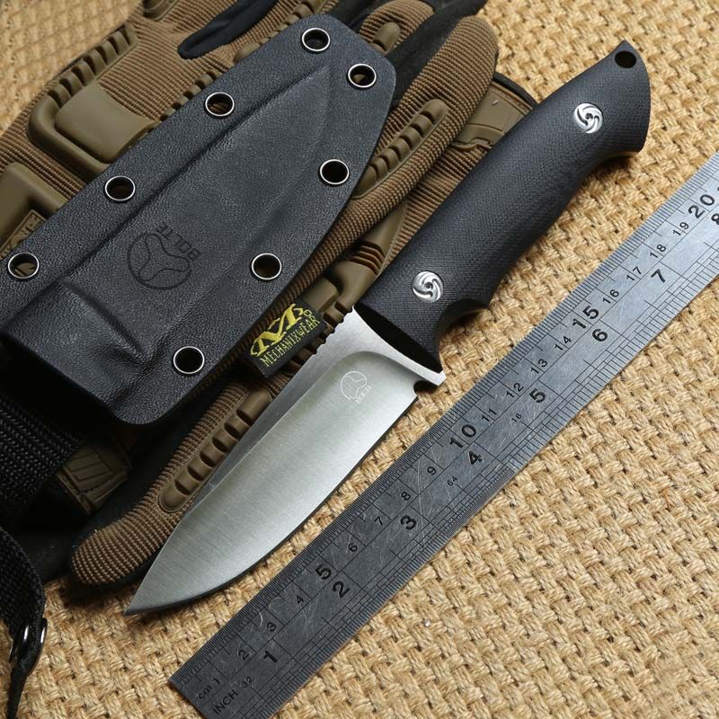 Bolte Harmonious VG10 Blade G10 Handle Fixed Blade Hunting Knife KYDEX