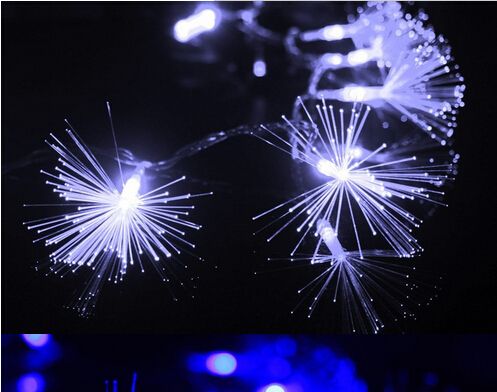 10M 100 Led Fiber Optic Fairy String light Christmas Party Wedding Festival Lamp