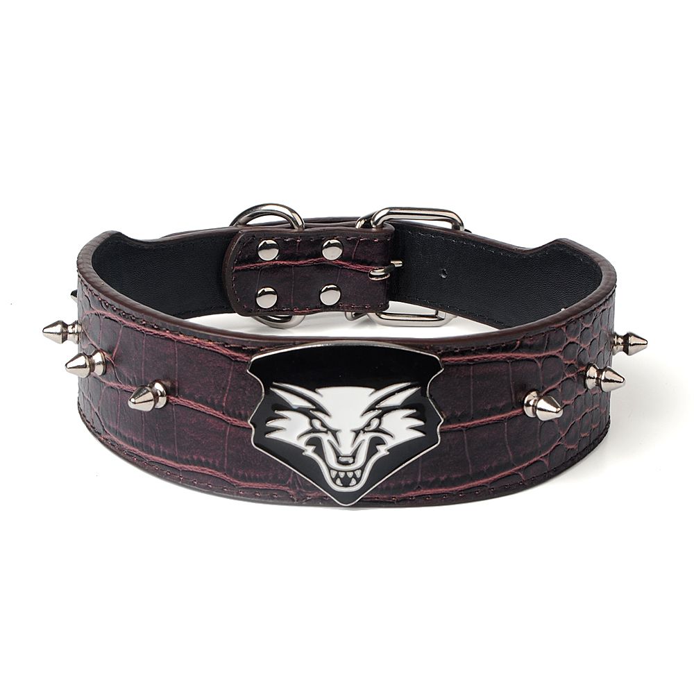 2020 Cool WOLF Spiked Studded Dog Collars PU Leather Pet Necklace