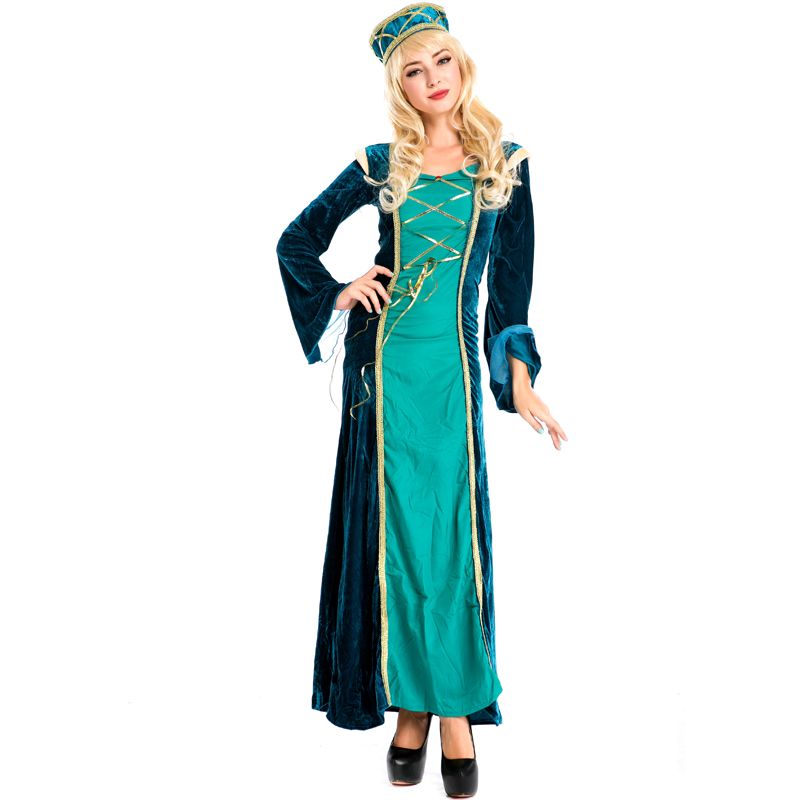 new green arabian royal princess fancy dress ladies halloween costume exotic arab retro court dress cosplay - Green Halloween Dress new green arabian royal princess fancy dress ladies halloween costume exotic arab retro court dress cosplay - Green Halloween Dress
