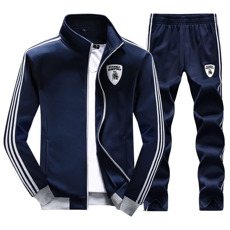 2018 2016 New Tracksuits For Men Sport Sets Tracksuit Casual Outfit ...