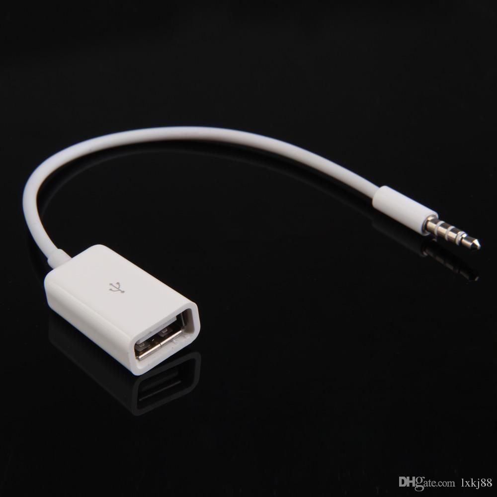2019 Best 3.5mm Male Audio Headphone Plug To USB 2.0 Female Jack Cable